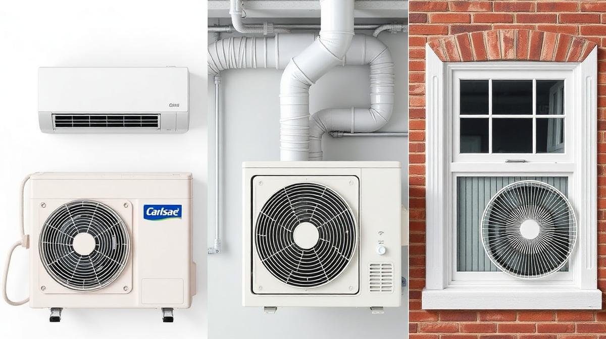 أنواع التكييفات - سبليت ومركزي وشباك