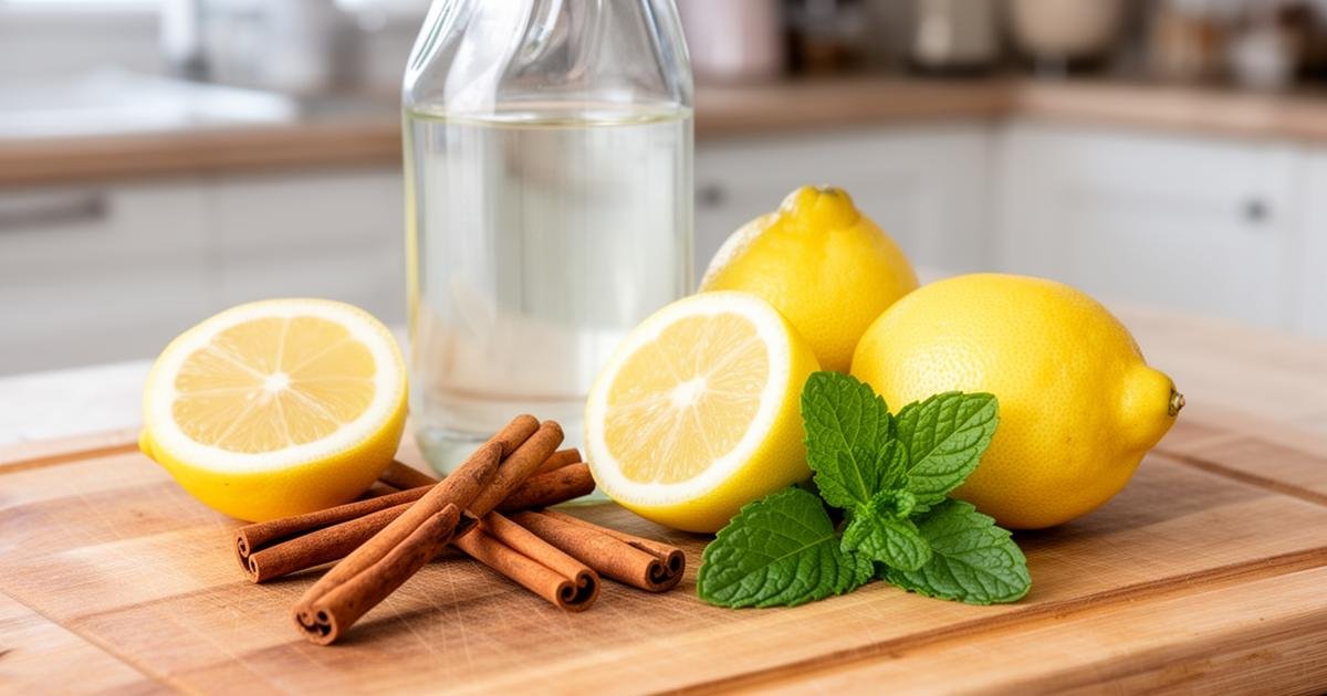 مكونات طبيعية لطرد النمل من المنزل - خل وليمون وقرفة ونعناع