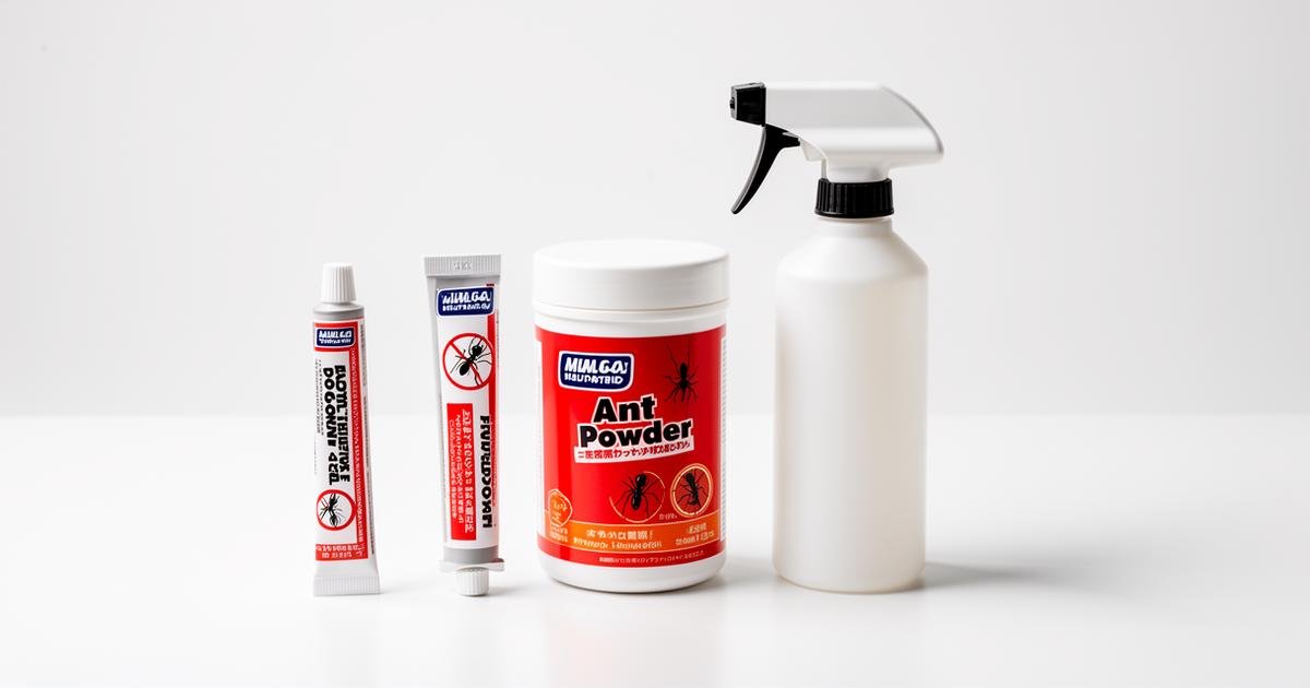 أفضل مبيد النمل - بودرة وجل وبخاخ لمكافحة النمل