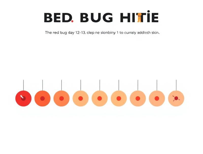 جدول زمني لمراحل شفاء قرصة البق من اليوم الأول حتى الشفاء التام