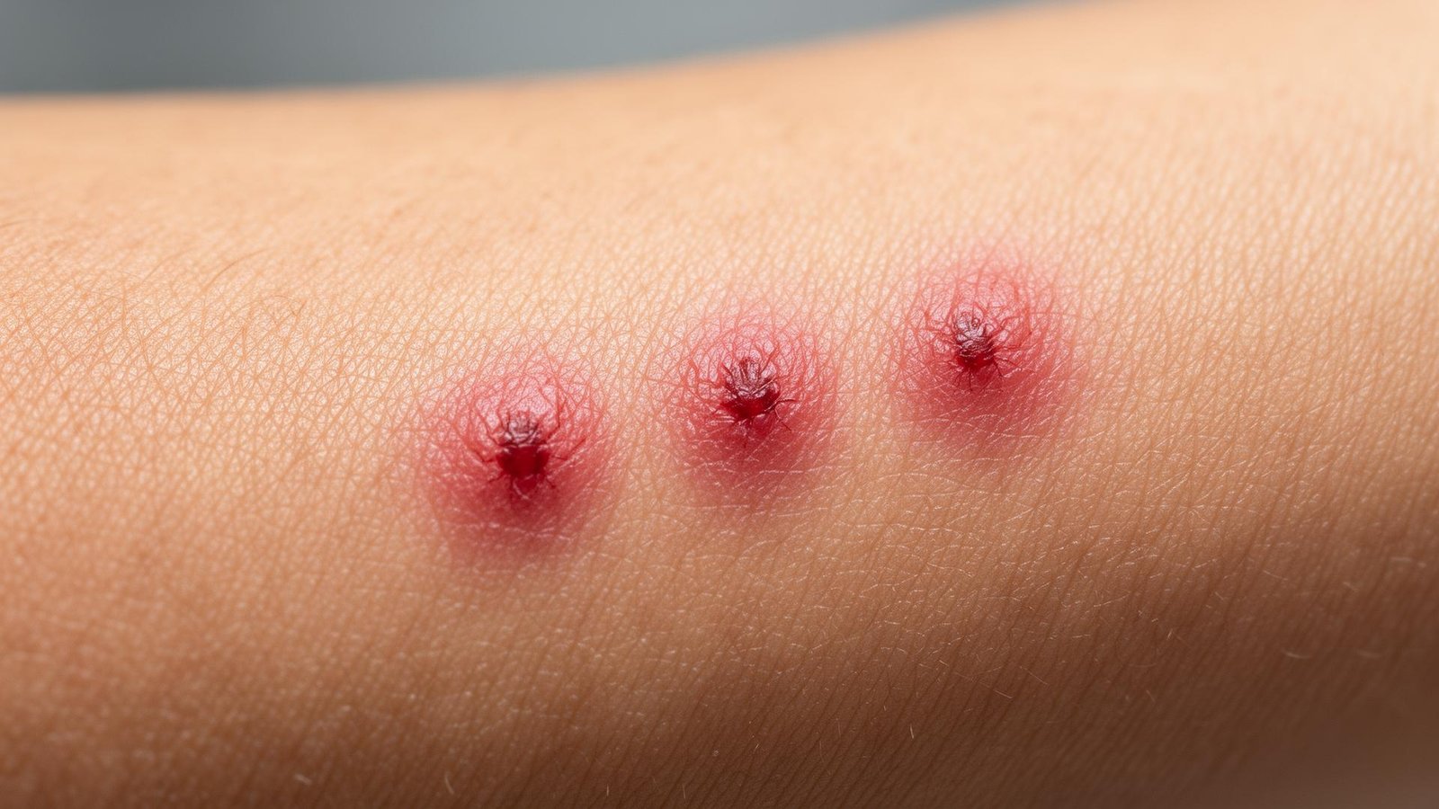 شكل قرصة البق بالصور: دليل بصري شامل للتعرف على لدغات بق الفراش