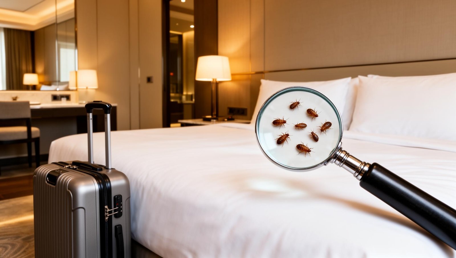 بق الفراش في الفنادق: دليل المسافر الذكي لحماية أمتعتك ونومك