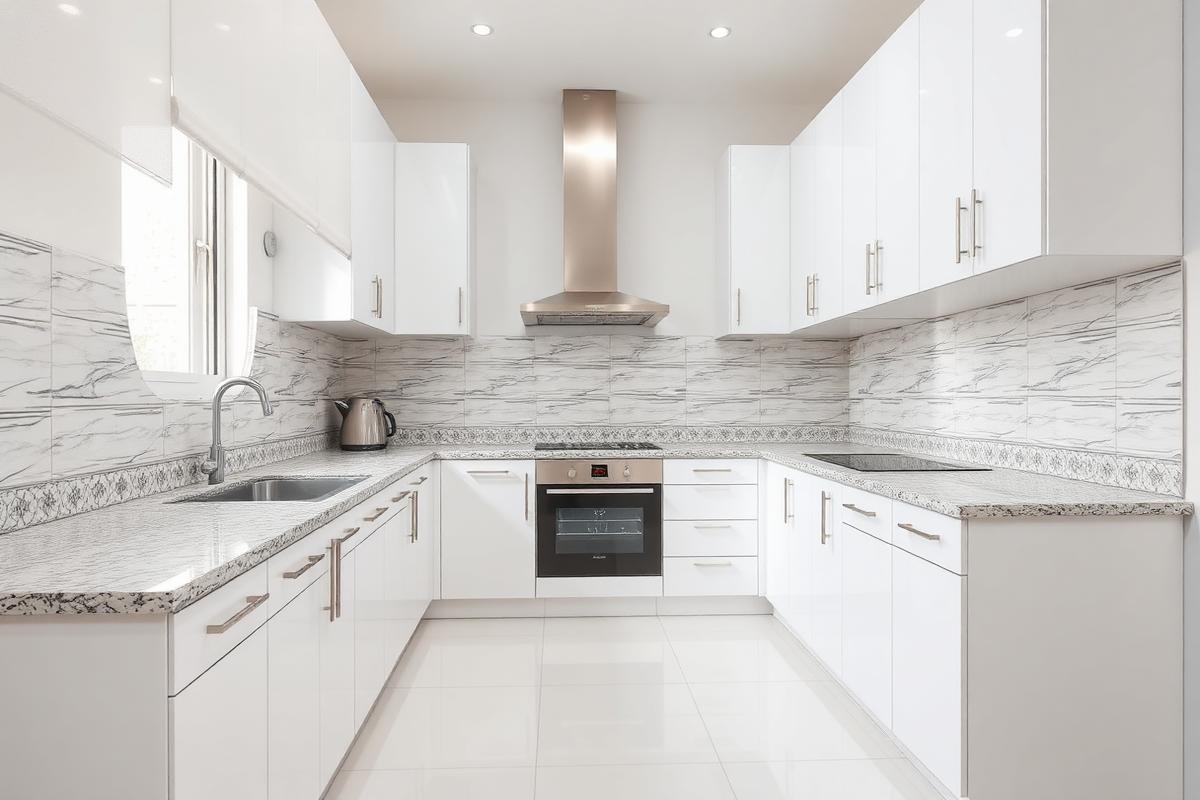 مطبخ سعودي نظيف وحديث خالٍ من الحشرات بعد المكافحة