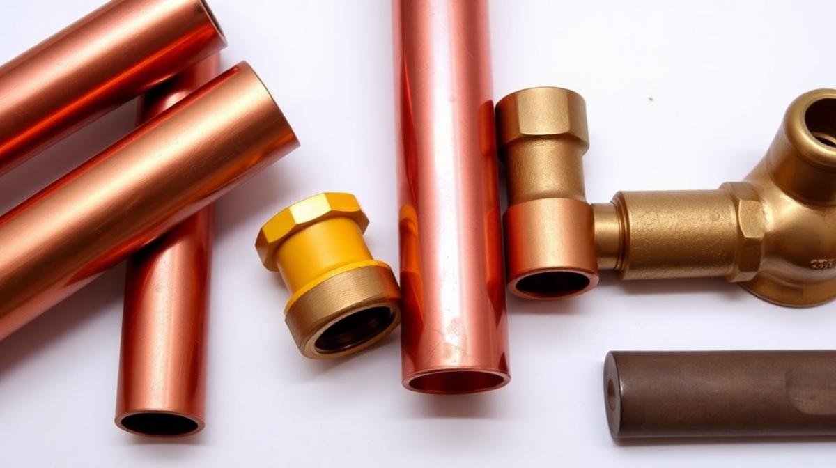 أنواع النحاس المختلفة - أحمر وأصفر وبرونز