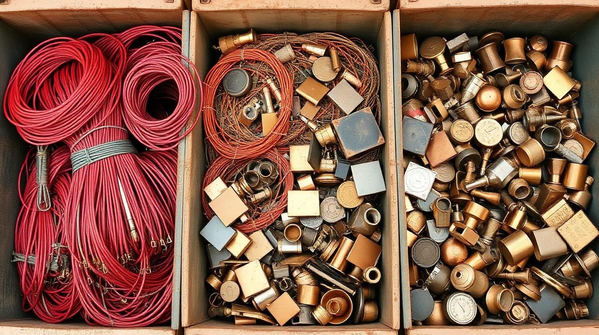 نحاس مصنف وجاهز للبيع - أحمر وأصفر وبرونز