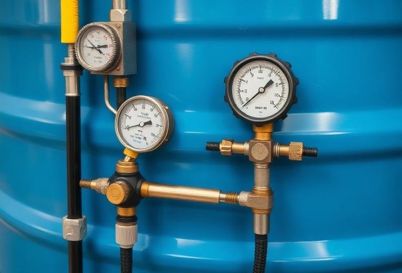 أدوات فحص الخزان بعد اللحام — اختبار ضغط المياه
