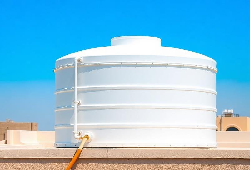 خزان فيبر جلاس علوي سليم بعد الإصلاح الكامل في مكة