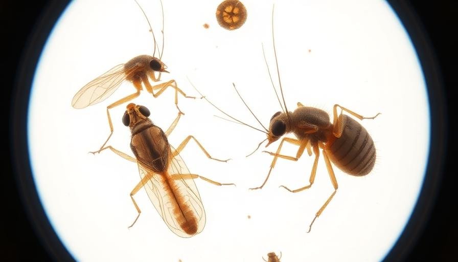 أنواع براغيث الطيور تحت المجهر مع تفاصيل تشريحية