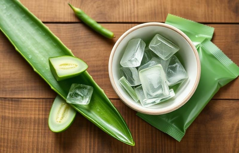 مكونات طبيعية لعلاج قرصة البرغوث مثل الصبار والثلج والعسل