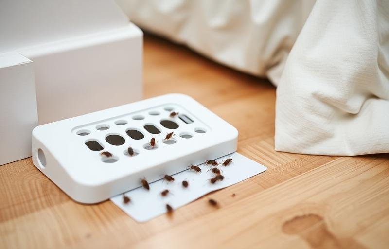 مصيدة البراغيث المنزلية لرصد الإصابة