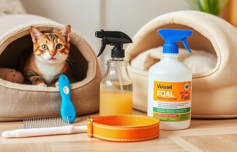 أدوات العناية بالحيوانات الأليفة ومنتجات الوقاية من البراغيث