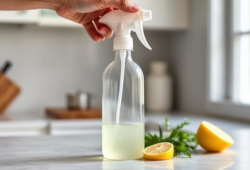 تحضير بخاخ طبيعي منزلي لمكافحة البراغيث من الخل والأعشاب