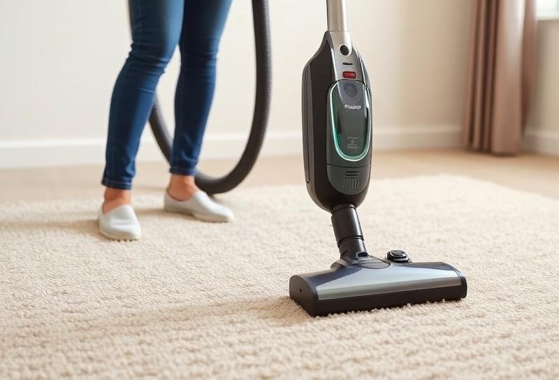 استخدام المكنسة الكهربائية في الوقاية من البراغيث بالسجاد