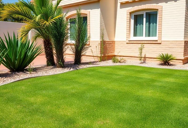 حديقة منزل مُعتنى بها بشكل صحيح لمنع تكاثر البراغيث