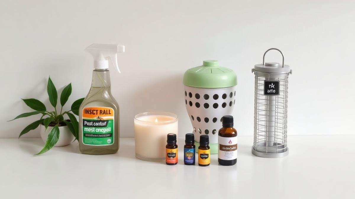 مستلزمات مكافحة الحشرات الطائرة - بخاخات ومصائد وزيوت طبيعية