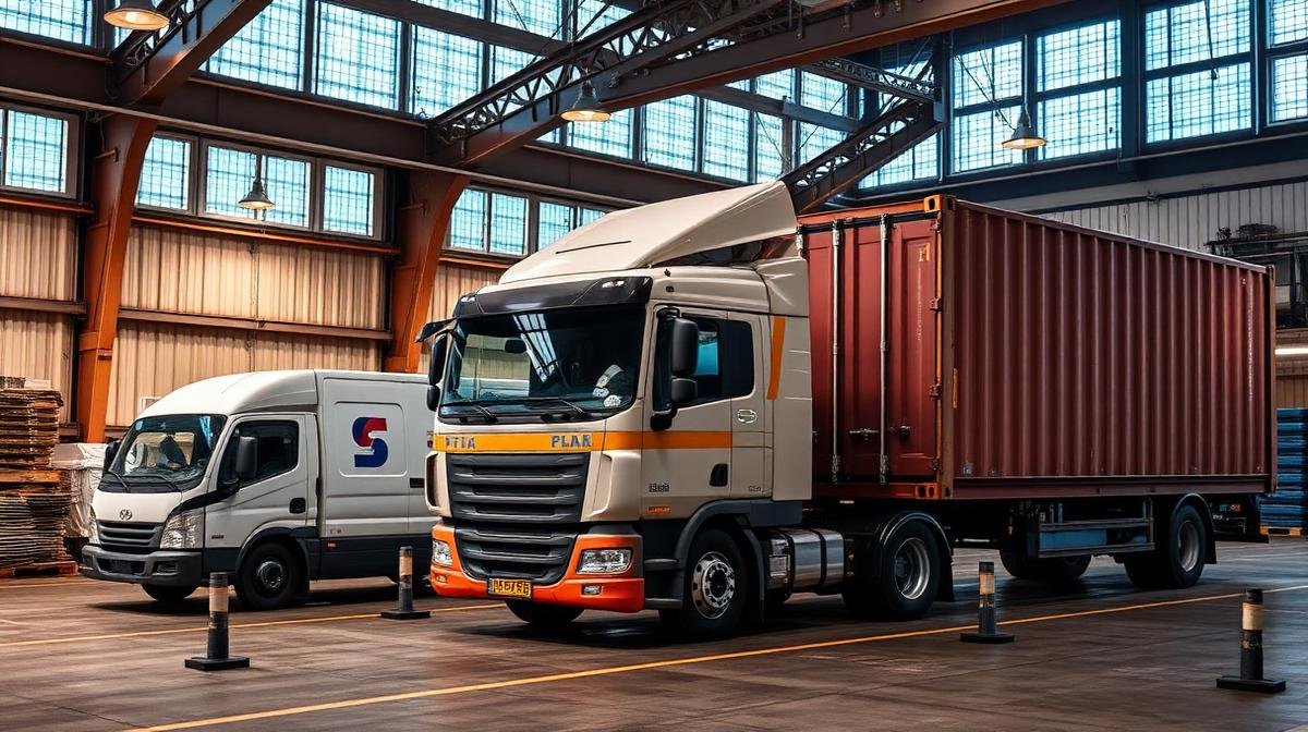 مقارنة طرق شحن الأثاث - فان صغير وشاحنة متوسطة وحاوية