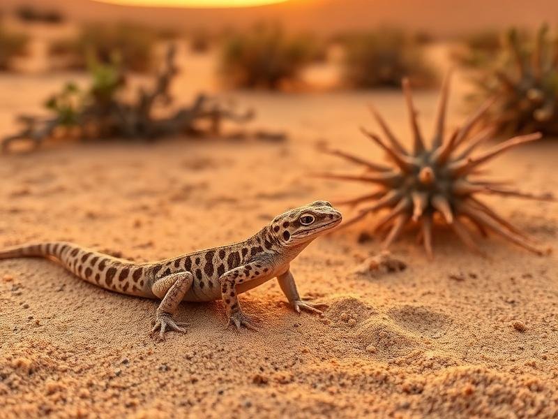 البريعصي — وزغ المراوح الصخري على جدار حجري في الصحراء السعودية