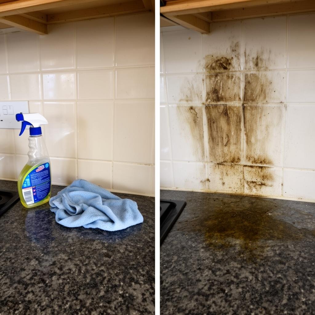 تنظيف سيراميك المطبخ من الدهون والشحوم