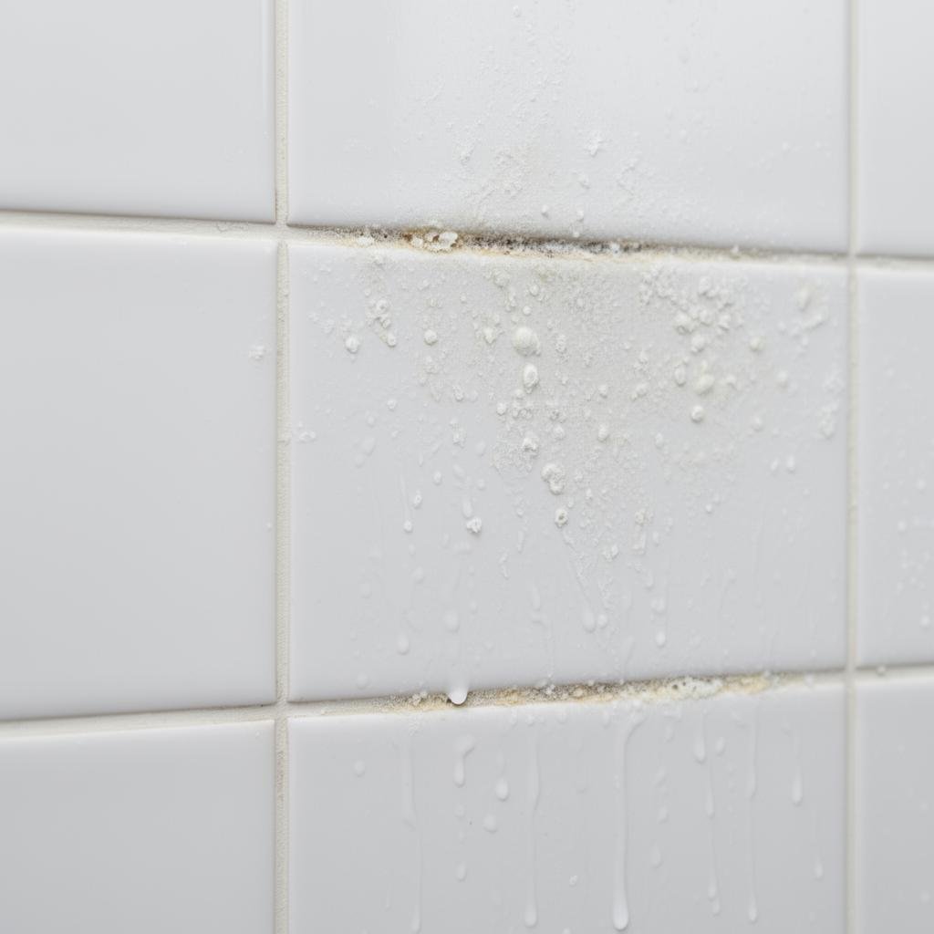 تنظيف بلاط الحمام من الترسبات الجيرية