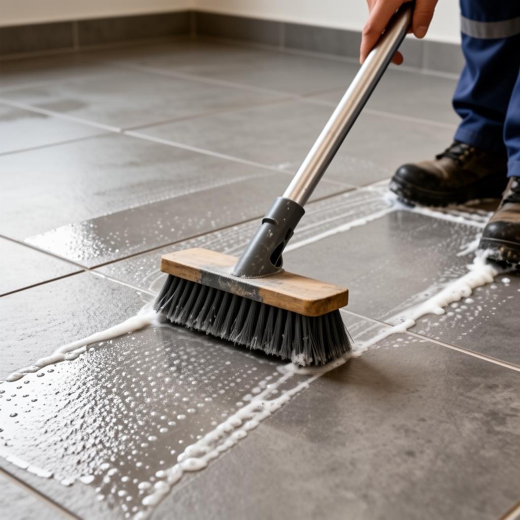 تنظيف السيراميك الخشن بتقنيات خاصة