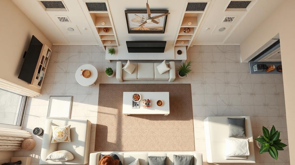 تقسيم المنزل إلى مناطق تنظيف لتسهيل العمل