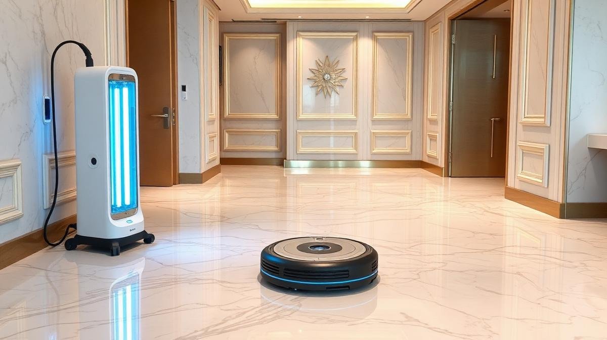 تقنيات التنظيف الحديثة في الفنادق - التعقيم بالأشعة فوق البنفسجية