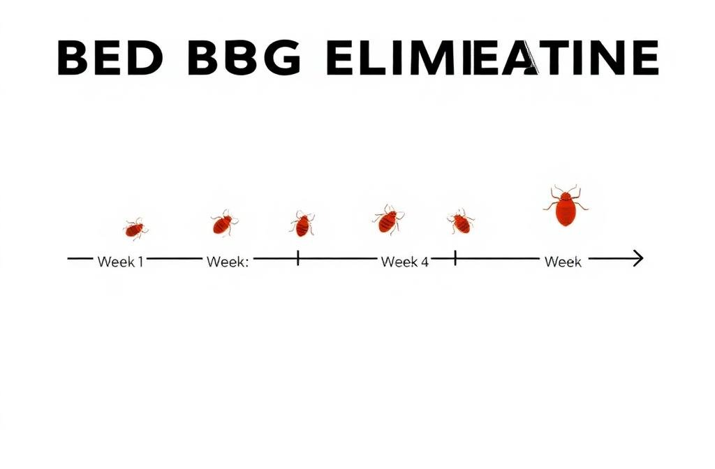 الجدول الزمني لاختفاء بق الفراش بعد الرش