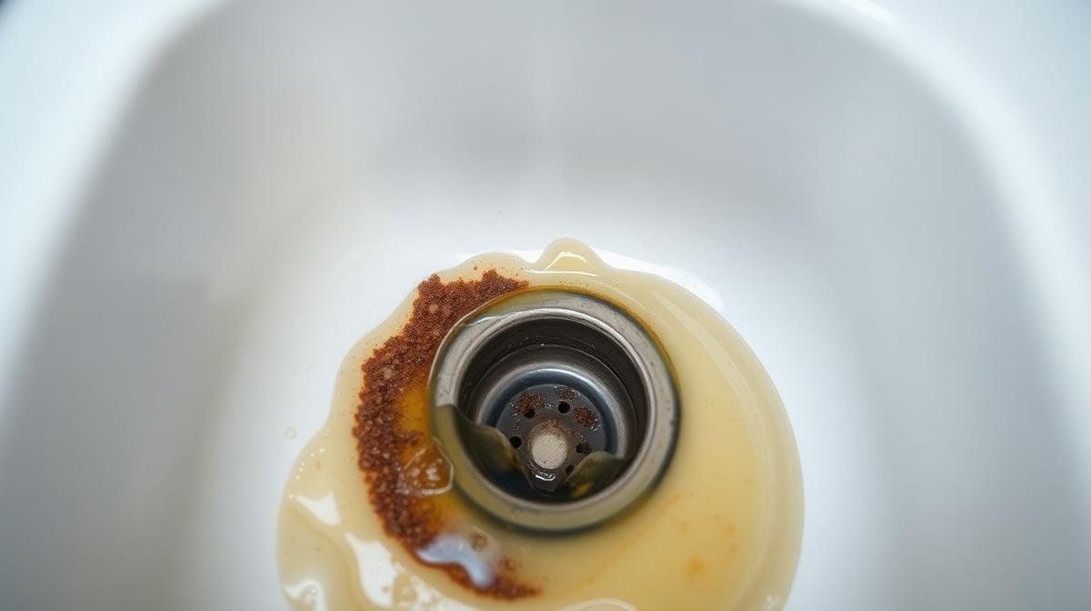 انسداد حوض المطبخ بسبب تراكم الدهون والشحوم في فتحة الصرف