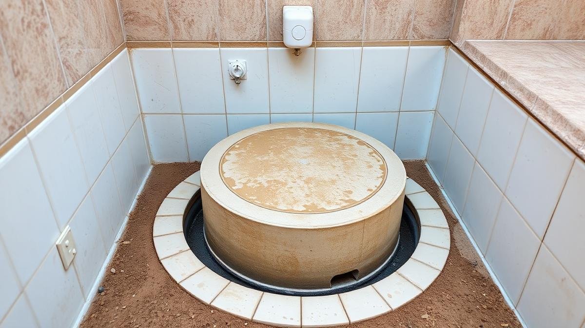 نتيجة الصيانة الدورية - بيارة نظيفة ومحيط مرتب بعد التنظيف الاحترافي