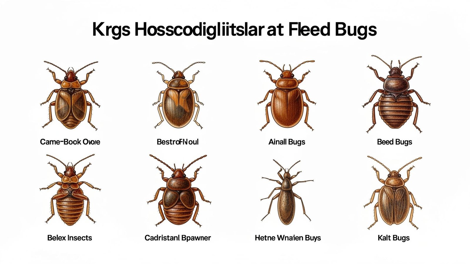 حشرات تشبه البق: كيف تفرق بينها بالصور 2026