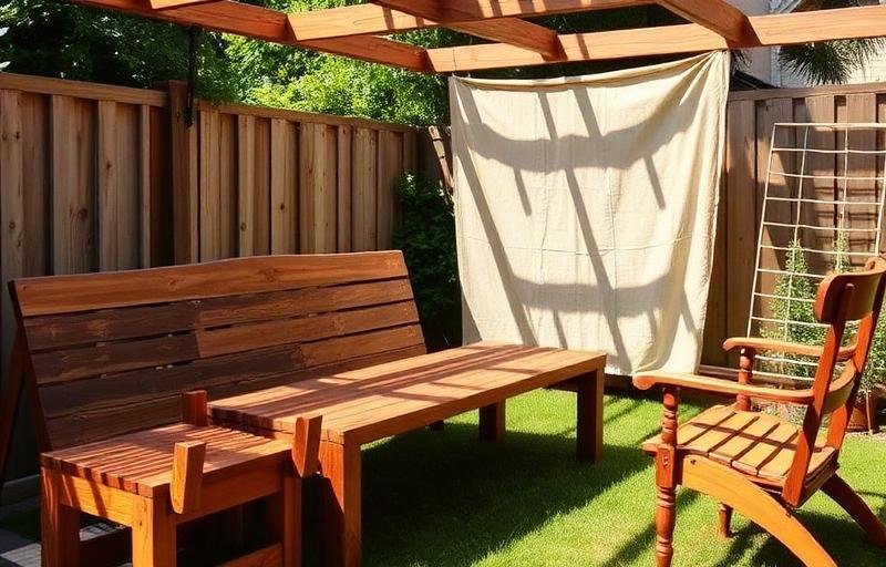 تعريض الأثاث الخشبي لأشعة الشمس المباشرة لقتل النمل الأبيض حرارياً