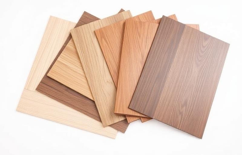 عينات باركيه HDF بألوان متنوعة من البلوط الفاتح إلى الجوز الداكن