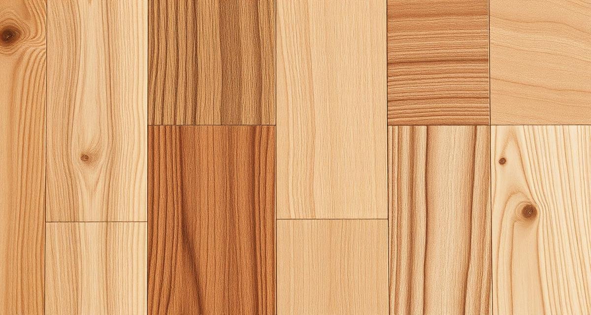 أنواع الباركيه الخشب الطبيعي - بلوط وجوز وزان