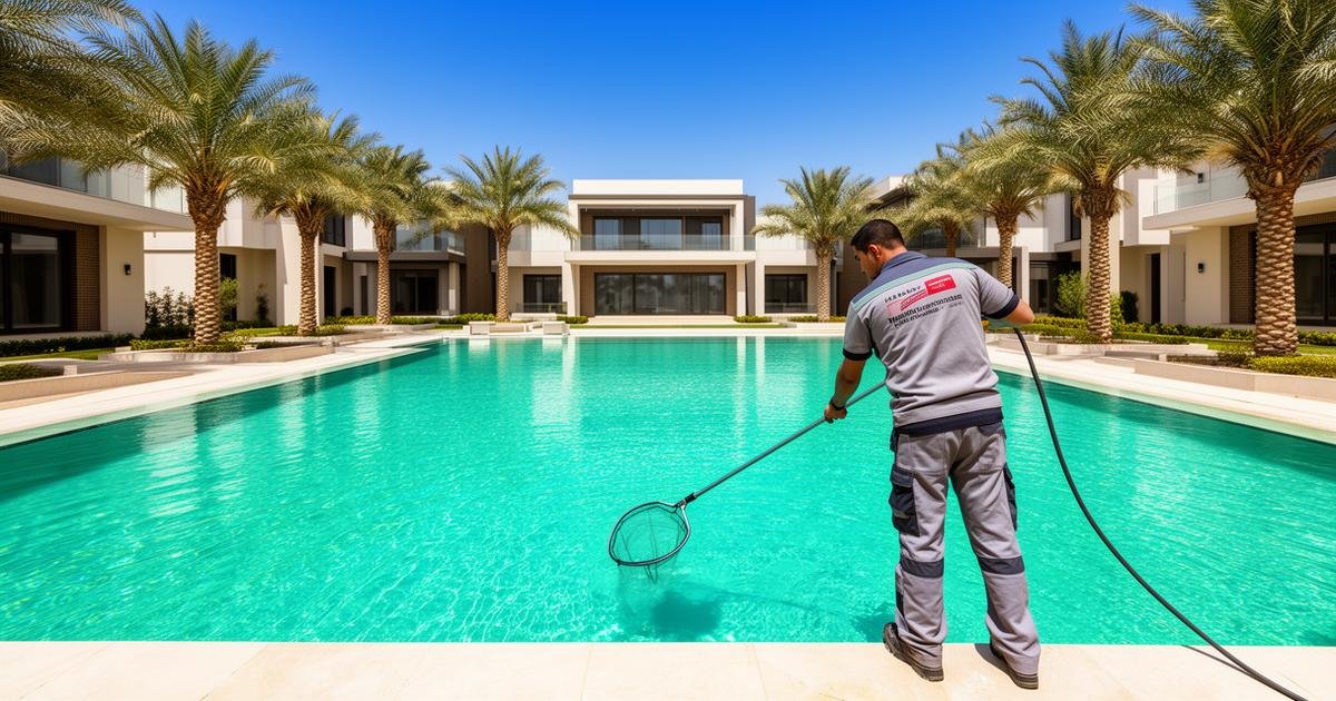 دليل صيانة مسابح الفلل والاستراحات في المناخ الحار