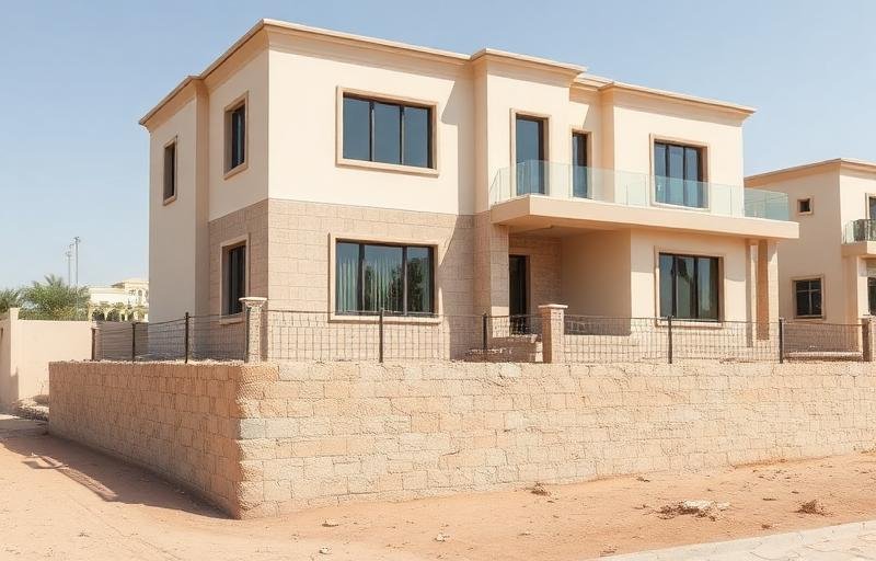 فيلا سعودية حديثة بأساسات محمية بالكامل من النمل الأبيض