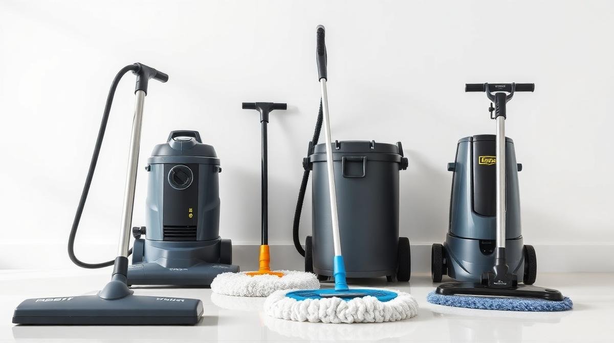 مجموعة معدات التنظيف الاحترافية للمنازل الكبيرة