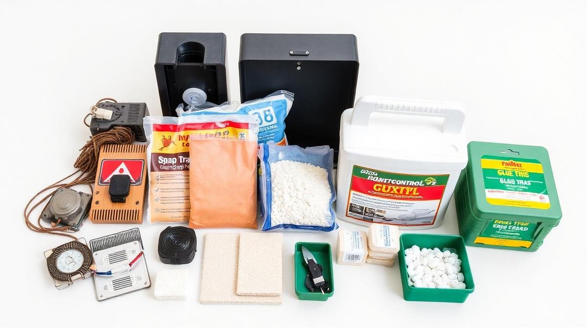 أدوات مكافحة القوارض - مصائد ولوحات لاصقة ومحطات طُعم