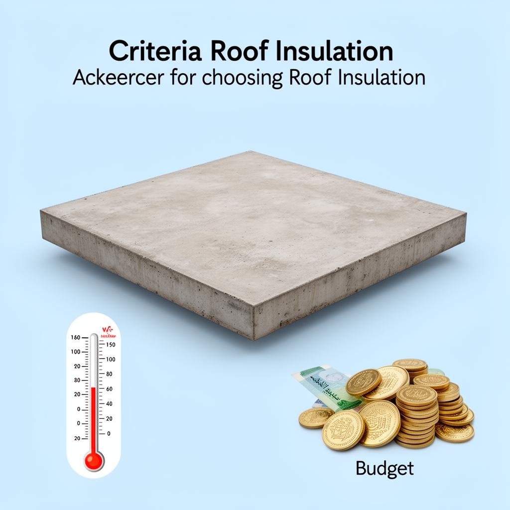 معايير اختيار العازل الحراري المناسب للسطح