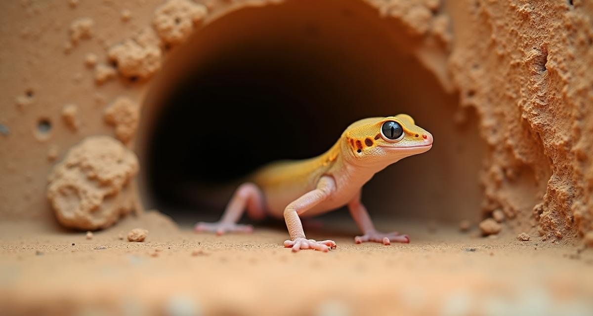 وزغ صحراوي على صخرة رملية في السعودية