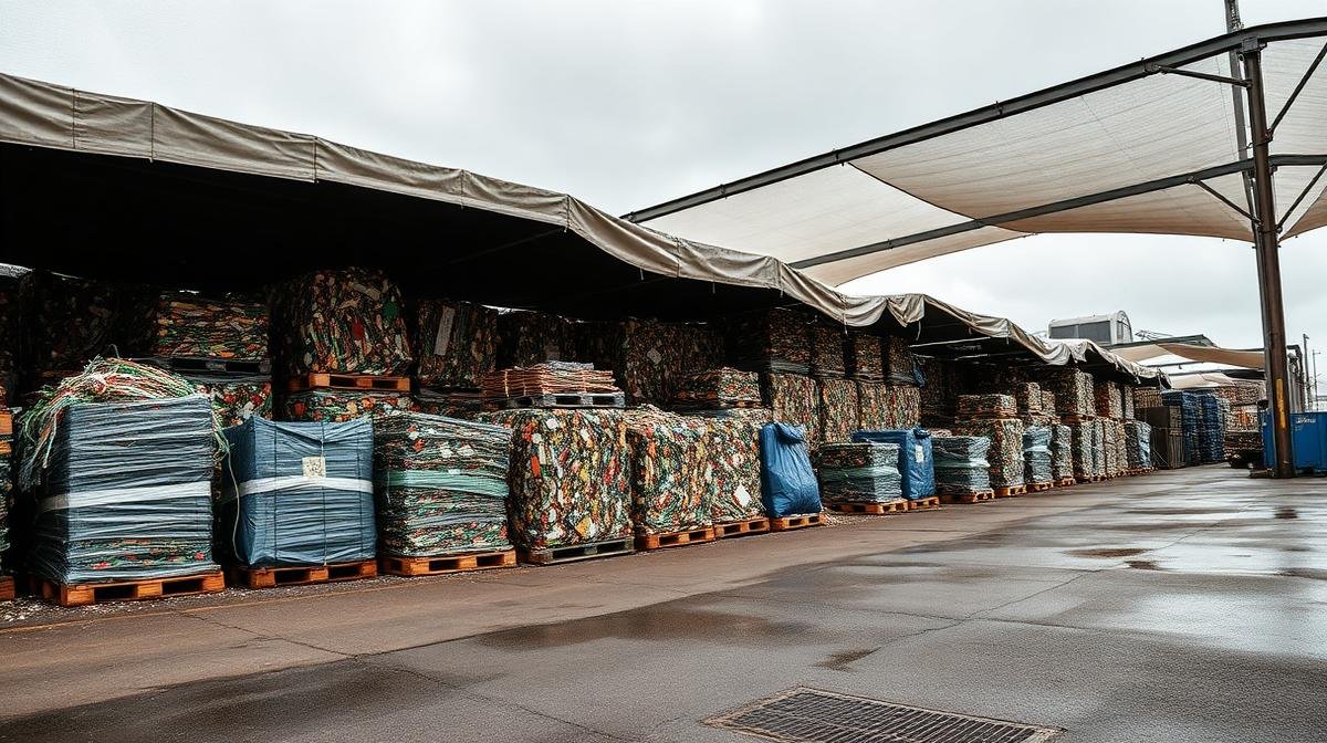 حماية السكراب من العوامل الجوية بأغطية ومنصات مرتفعة