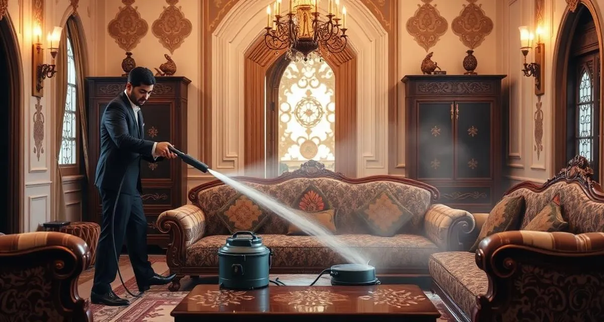 أفضل طرق تنظيف المجالس بالبخار: دليل العناية الشامل بمجالس الفلل 2026