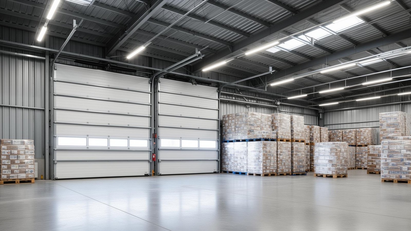 مستودع حديد تخزين بضائع مع بوابات أتوماتيكية