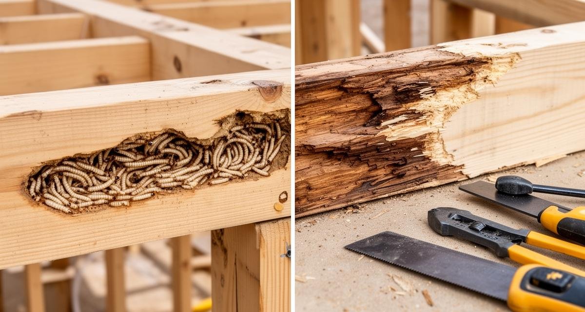 أضرار النمل الأبيض الهيكلية وتكلفة الإصلاح