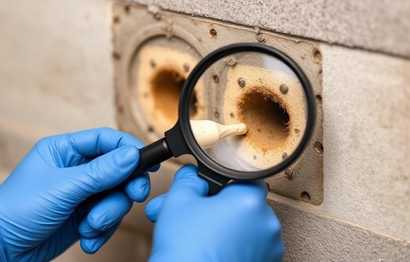 فحص ضمان علاج النمل الأبيض في المنزل