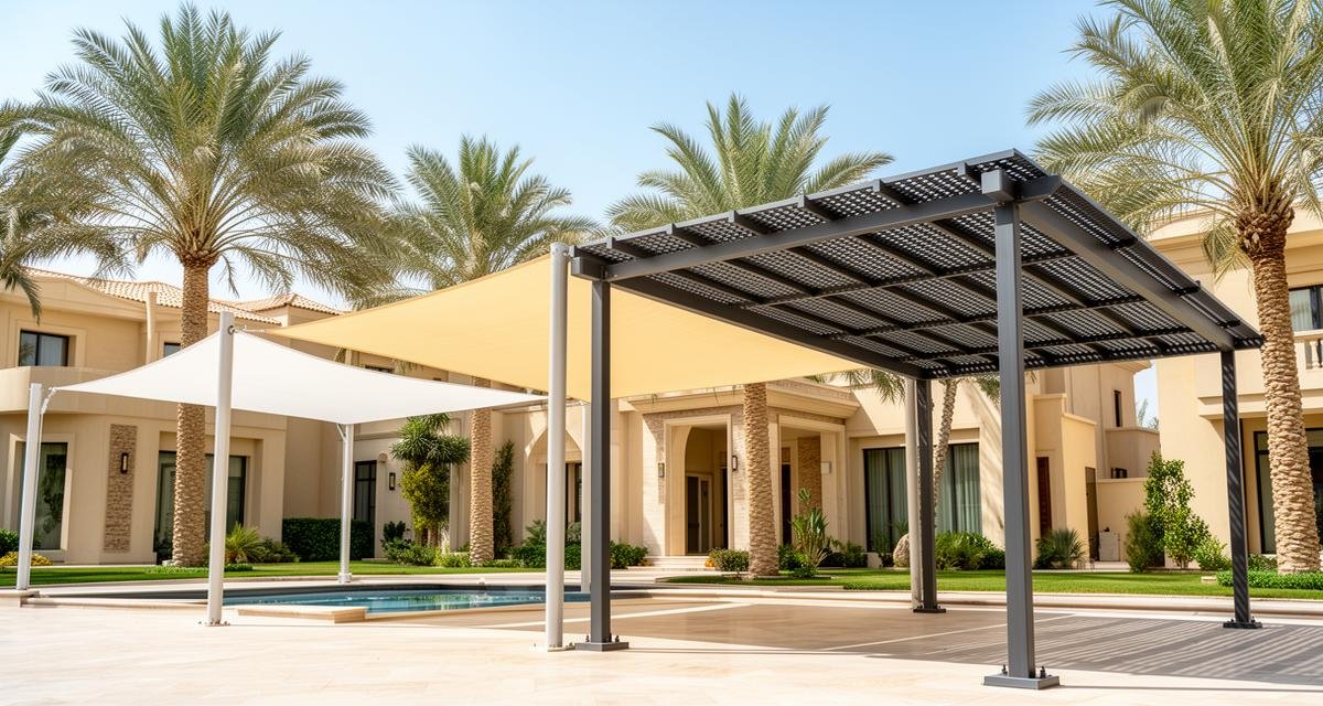 أنواع المظلات - دليل شامل لاختيار الأفضل لمنزلك