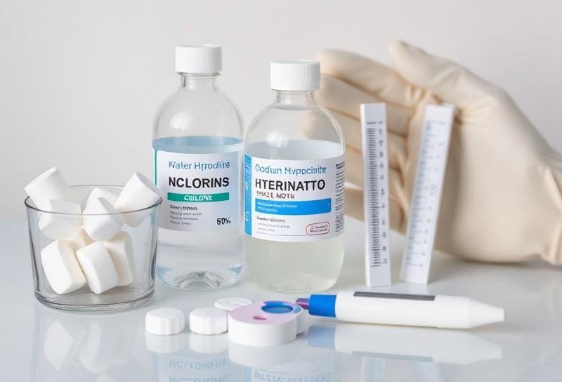 مواد تعقيم خزانات المياه - كلور وأدوات قياس التركيز