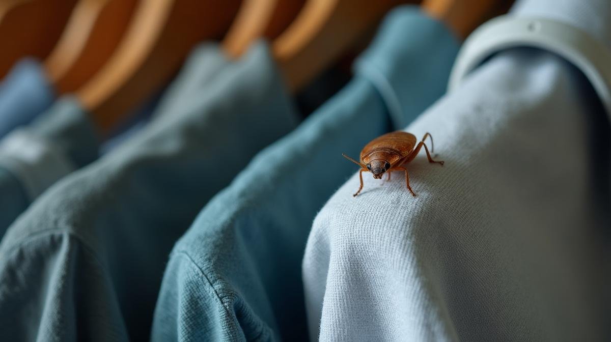 انتقال بق الفراش عبر الملابس والأقمشة
