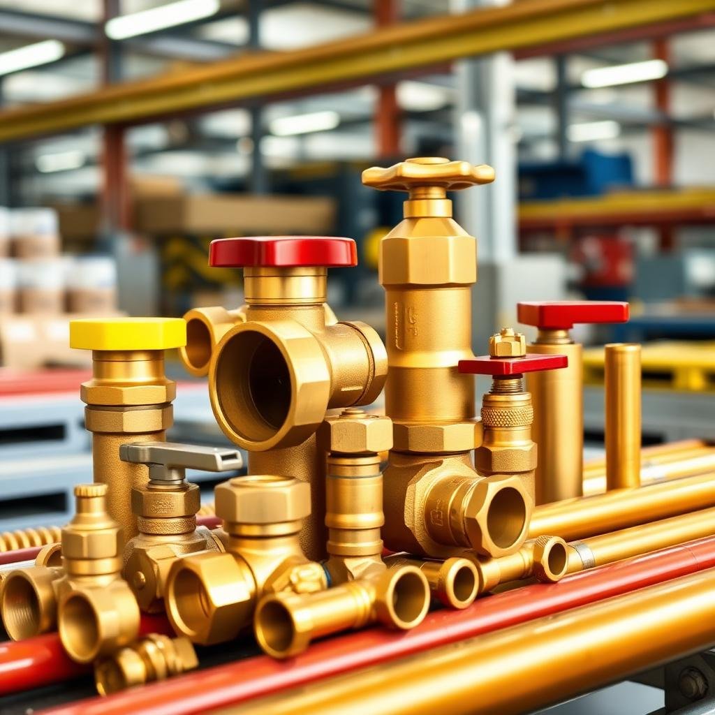 عينات من النحاس الأصفر والبراس بدرجات مختلفة