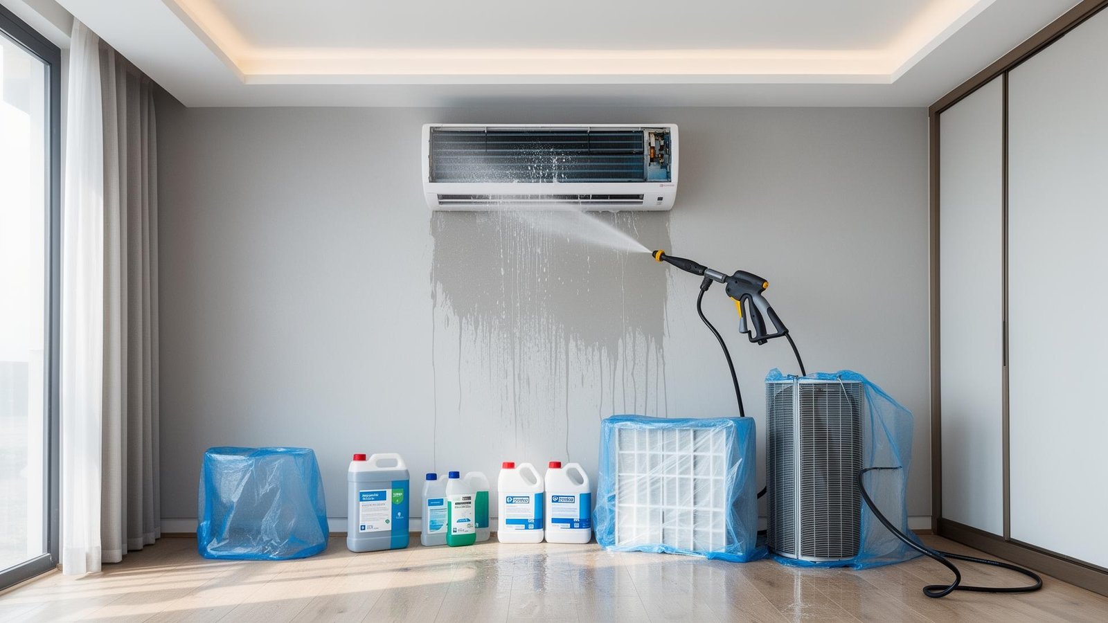 صورة خدمة غسيل مكيفات