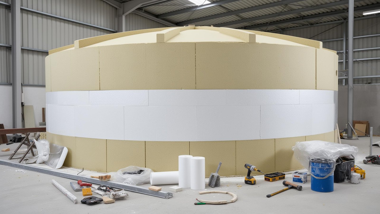 صورة خدمة عزل خزانات المياه